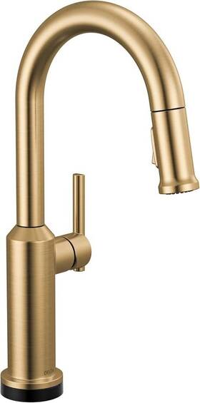 Delta Faucet Company 9985tl-cz-pr-dst Cordova Touchless-pull Down Bar Faucet-champagne Bronze
