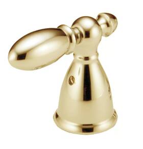 H216pb Delta Faucet Company Small Metal Lever Handles Polished Brass Discontinued