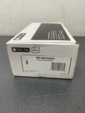 Rp100734ks Delta Faucet Company Trinsic Metal Soap Dispenser Black Stainless
