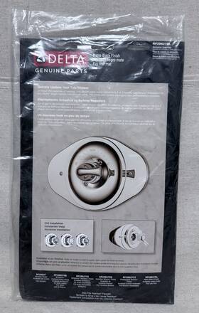Rp29827bl Delta Faucet Company Renovation Cover Plate - Matte Black New Also Fits Peerless