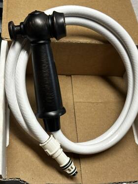 Rp53881rb Delta Faucet Company Victorian Spray Hose And Diverter Assembly Venetian Bronze