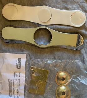 Rp71545pcpr Delta Faucet Company Cassidy Esctucheon Chrome Replacement Part No Mounting Rods