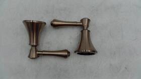 H697cz Delta Faucet - Cassidy Metal Lever Handle Set Champagne Bronze
