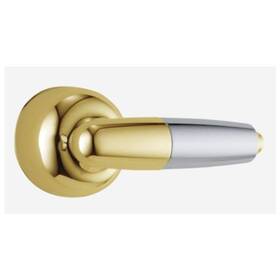 H72pb Delta Large Metal Lever Handle 1 - Polished Brass