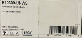 R10300-unws Delta Faucet 1/2 Inch Multichoice Universal Rough In Valve New