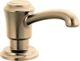 Rp100735cz Delta Cassidy Deck Mounted Soap Dispenser Lumicoat Champagne Bronze