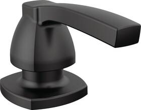 Rp101629pr Delta Rp101629bl Stryke Deck Mounted Soap Dispenser - Black