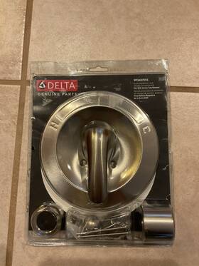 Rp54870ss Delta Open Box Knob To Lever Handle Conversion Kit For 600 Series Tub/shower