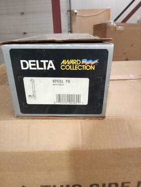 Rp691 Delta Polished Brass Gold Awards Collection Pb Bath Waste