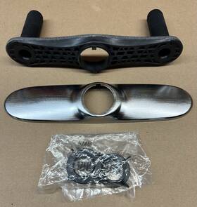 Rp70714ar Delta Essa Faucet 11 Inch Escutcheon With Baseplate Nuts Arctic Stainless