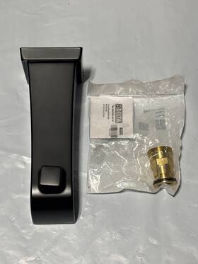 Rp77091bl Delta Ashlyn Diverter Tub Spout Matte Black With Adapter Read