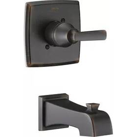 T14164-rb Delta T14164 Ashlyn 14 Series Single Function Pressure Balanced Tub-only Trim