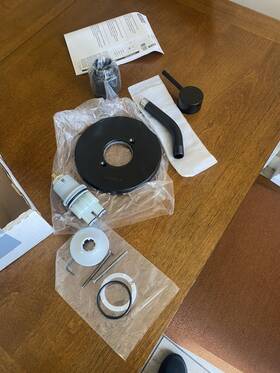 T14259-bllhd-pp Delta Modern Shower Faucet Trim Kit Matte Black