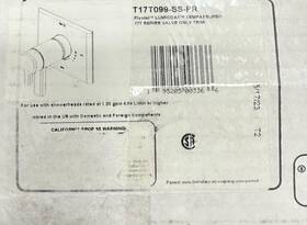 T17t099-ss-pr Delta Pivotal Valve Trim Only With Double Lever Handle Read