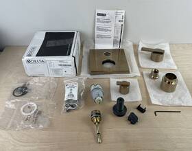 T24967-cz Delta Faucet Stainless Ara Angular Modern Monitor 14 Series Trim Kit