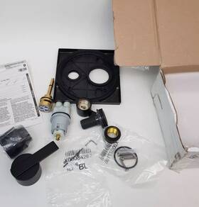 T24967-bl Delta T24967bl Ara 14 Series 2 Valve Trim With 6 Settings Diverter Black No Manual