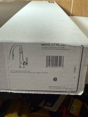 9982tl-cz-pr-dst Delta Touch2obar / Prep Faucet With Touchless Technology New