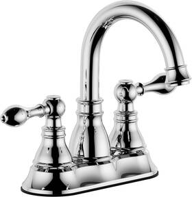 045-bn Derengge Two Handle Bathroom Sink Faucet - Matte Black 3 Hole With Overflow Pop Up