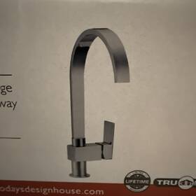54763 Design House Karsen Collection Kitchen Faucet 54763. Satin Nickel Finish