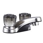 Df-pl700s-sn Dura Faucet Rv Bathroom With Smoked Crystal Acrylic Knobs For