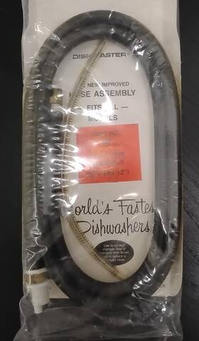 Dishmaster 034224002526 Nos Genuine Part# 252 Long Hose Assembly Std. 12 Inch Fits All Models