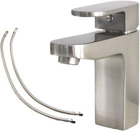 Tp410bn Distributors Corp Modern Minimalist Faucet Contemporary Single Handle Design Brushed Nickle Fini