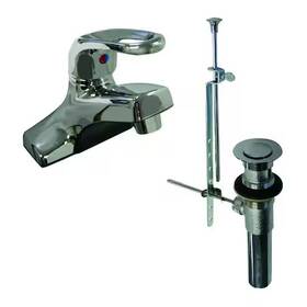 77-1181 Dominion Faucets Manual Low Arc Bathroom Faucet 4.3 Inch Mount Chrome 2