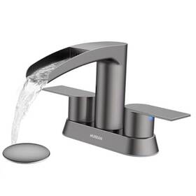 Bhur0062agyusy-grey Dongguanshizhilianyungukejiyouxiangongsi Bathroom Sink Faucet For 3 Hole 4 Inch Faucets With Pop Brushed Grey