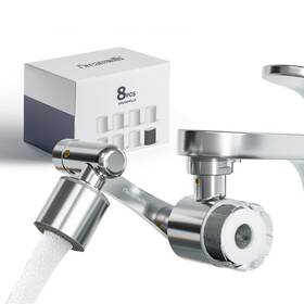 Dreamwills 850052025137 Splash-proof Sink Faucet Extender With Filter Nsf Certified Reduce 99% Heavy