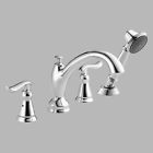 Dt4794 Delta Linden Deck Mount Roman Tub Faucet With Hand Shower