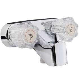 Df-sa110a-cp Dura Faucet 738435160722 Rv Tub And Shower Valve Diverter With Crystal Acrylic Kno