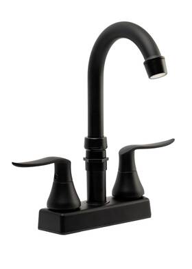 Dura Faucet 810127822566 Elegant Rv Bar With Quick Connect Spout - Matte Black