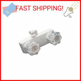 Df-sa100a1-wt Dura Faucet Rv Shower Valve Diverter With 2-knobs For Exter