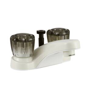 Df-pl720s-bq Dura Faucet Dfpl720sbq Rv Bathroom With Smoked Acrylic Knobs And Shower Hose Div