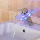 Dyl3671629 Meco Led Bathroom Waterfall Color Changing Sink Faucet 6927449616590