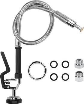 Fh-rghs-44h Dyviahome Pre-rinse Sprayer With Commercial Hose 44 Inch Flexible Stainless D