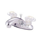 Eb6151 Elements Of Design Daytona Centerset Bathroom Faucet With Double Push
