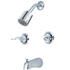Eb8241nfl Elements Of Design Paris Polished Chrome Double Handle 663370222009