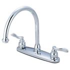 Eb8791nflls Elements Of Design Polished Chrome Double Handle Centerset 663370222191