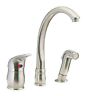 Eby77cbn Belanger Swan Kitchen Sink Faucet Brushed Nickel Finish