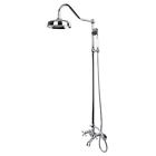 Edk2661 Elements Of Design Chrome Metal Cross Handle Shower 663370165351