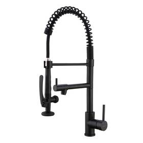 Ekrte 632230758958 Heavy Duty Commercial Style Kitchen Sink Faucet Single Handle Pre-rinse Spri