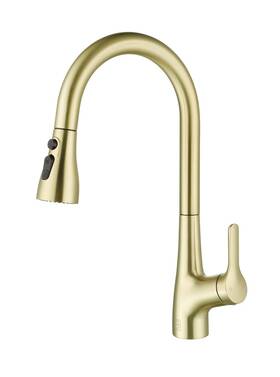 Fak-305bgd Elegant Lighting Fak-305 Andrea 1.8 Gpm 1 Hole Pull Down Kitchen - Gold