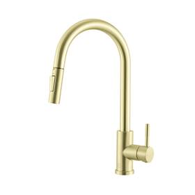 Fak-306bgd Elegant Lighting Fak-306 Luca 1.8 Gpm 1 Hole Pull Down Kitchen - Gold