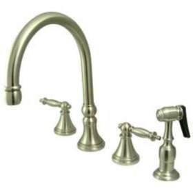 Elements Of Design 663370139864 Es27tlbs Double Handle 8 Inch To 16 Wspread - Nickel