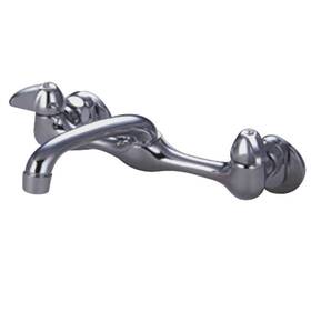 Ef102 Elements Of Design Kingston Brass Nuvo 2-handle Wall Mount Kitchen Faucet