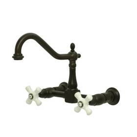 Es1245px Elements Of Design New Orleans Double Handle 8 Inch Center - Bronze