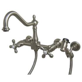 Es1245axbs Elements Of Design Es1248axbs Double Handle 8 Inch Center Wall - Nickel