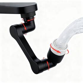 B0f6vb066 Elesultra 1440 Rotatable Faucet Extender - Universal Kitchen Sprayer 2 Modes Splash W