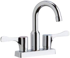 Lkd24898bhc Elkay 094902013046 Deck Mount Faucet With Arc Spout And Lever Handles Chrome